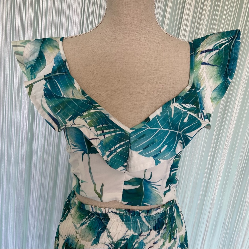 Two Piece Skirt Set with Ruffles Size Small - Picture 3 of 16